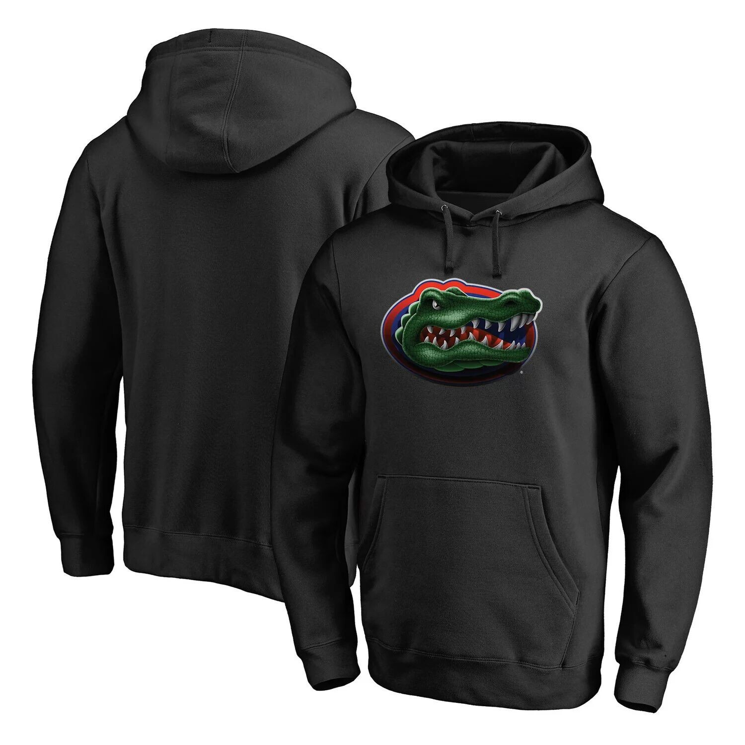 

Мужская черная фирменная толстовка с капюшоном и пуловером с талисманом Florida Gators Team Midnight Fanatics