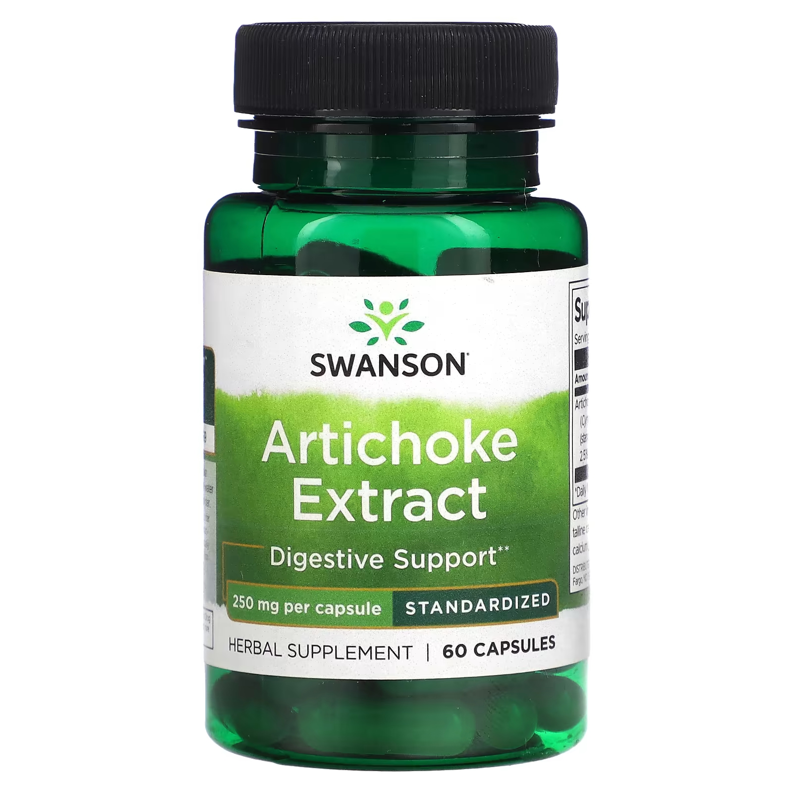 Экстракт артишока Swanson 250 мг, 60 капсул swanson mega trib extract 250 мг 60 капсул swanson