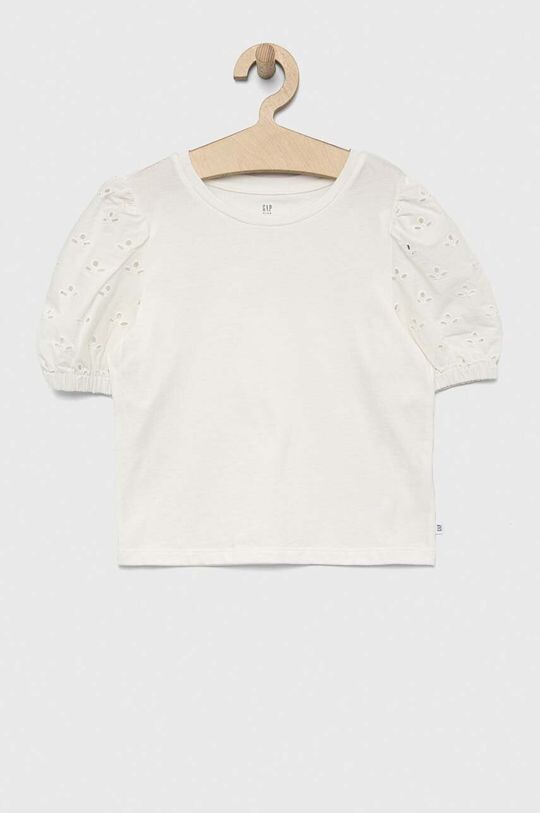 

Хлопковая футболка для детей Gap, белый