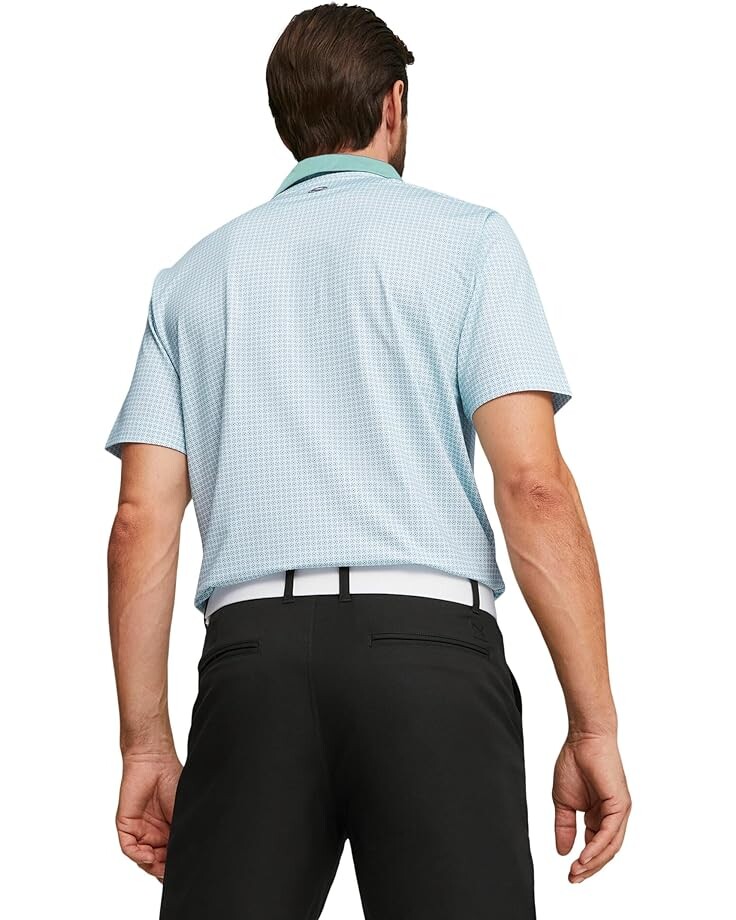 

Поло Puma MATTR Circular Polo, цвет Pacific Green/Cay