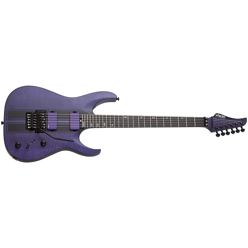 

Электрогитара Schecter 1521 Banshee GT FR Guitar Floyd Rose Ebony Fretboard Satin Trans Purple