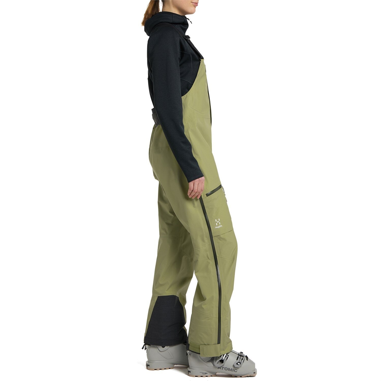 

Брюки Haglöfs Vassi GORE-TEX Pro Bib, зеленый