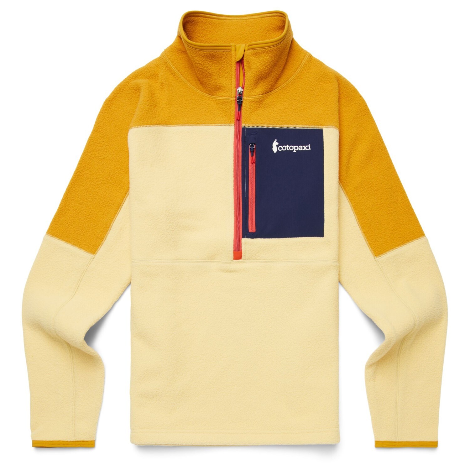 

Флисовый свитер Cotopaxi Abrazo Half Zip Fleece, цвет Amber/Wheat, Синий