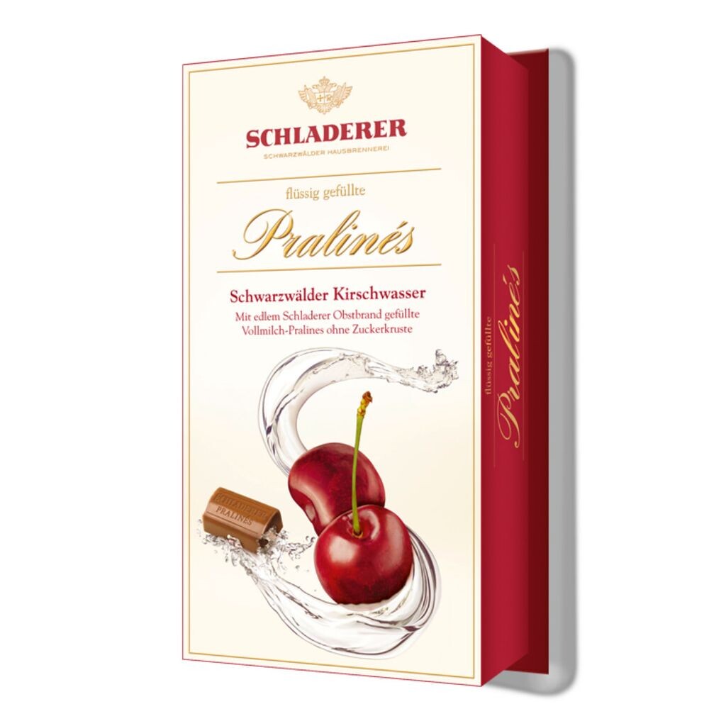 

Бренди Schladerer Pralines Black Forest вишневый с фруктовым бренди 127г Rüdesheimer-Confiserie-Pralinen