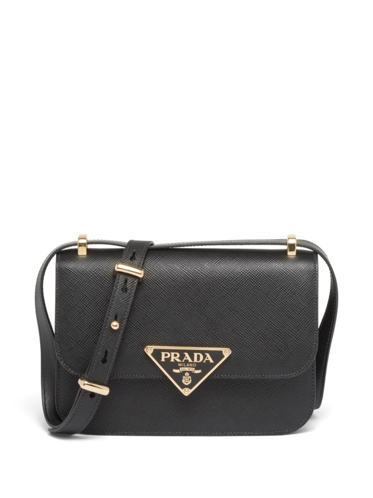 

Prada сумка на плечо Emblème, черный