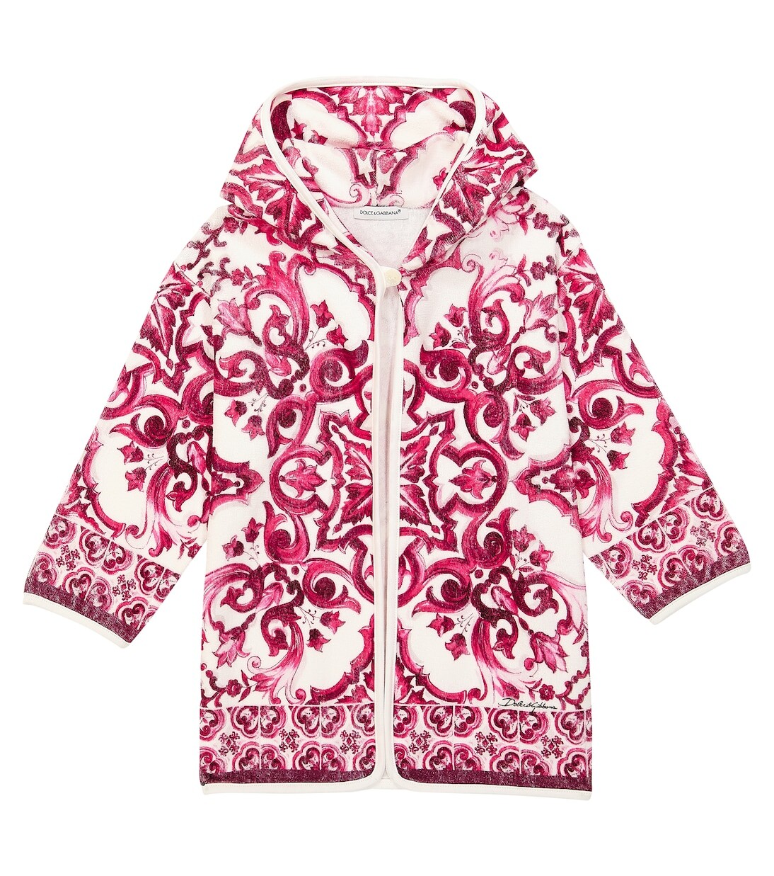 

Толстовка из хлопкового джерси majolica Dolce&Gabbana Kids, розовый