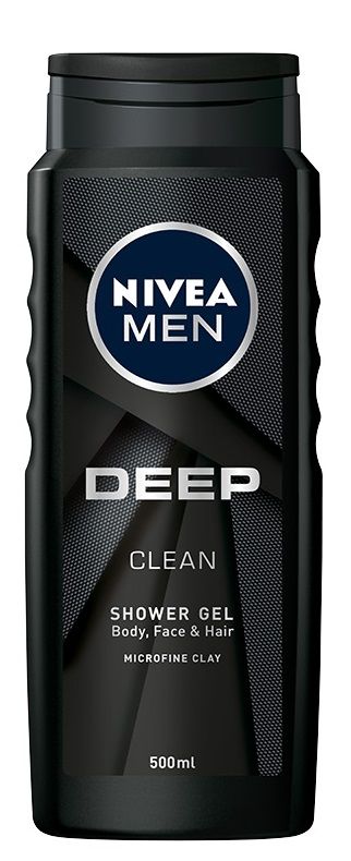 Nivea Men Deep Clean гель для душа, 500 ml