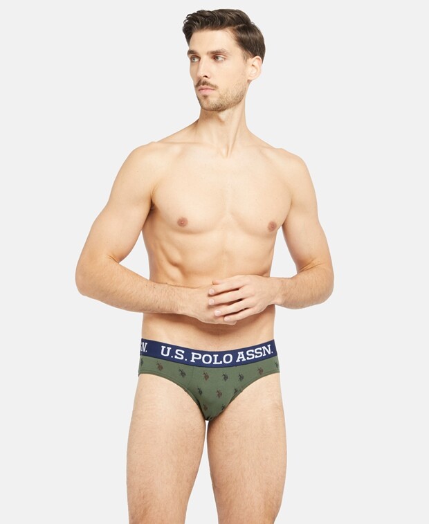 

Трусы, упаковка 2 шт. U.S. Polo Assn., хаки