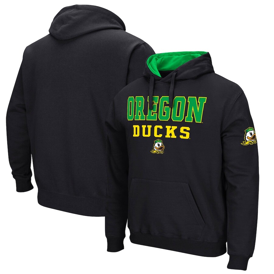 

Пуловер с капюшоном Colosseum Oregon Ducks, черный