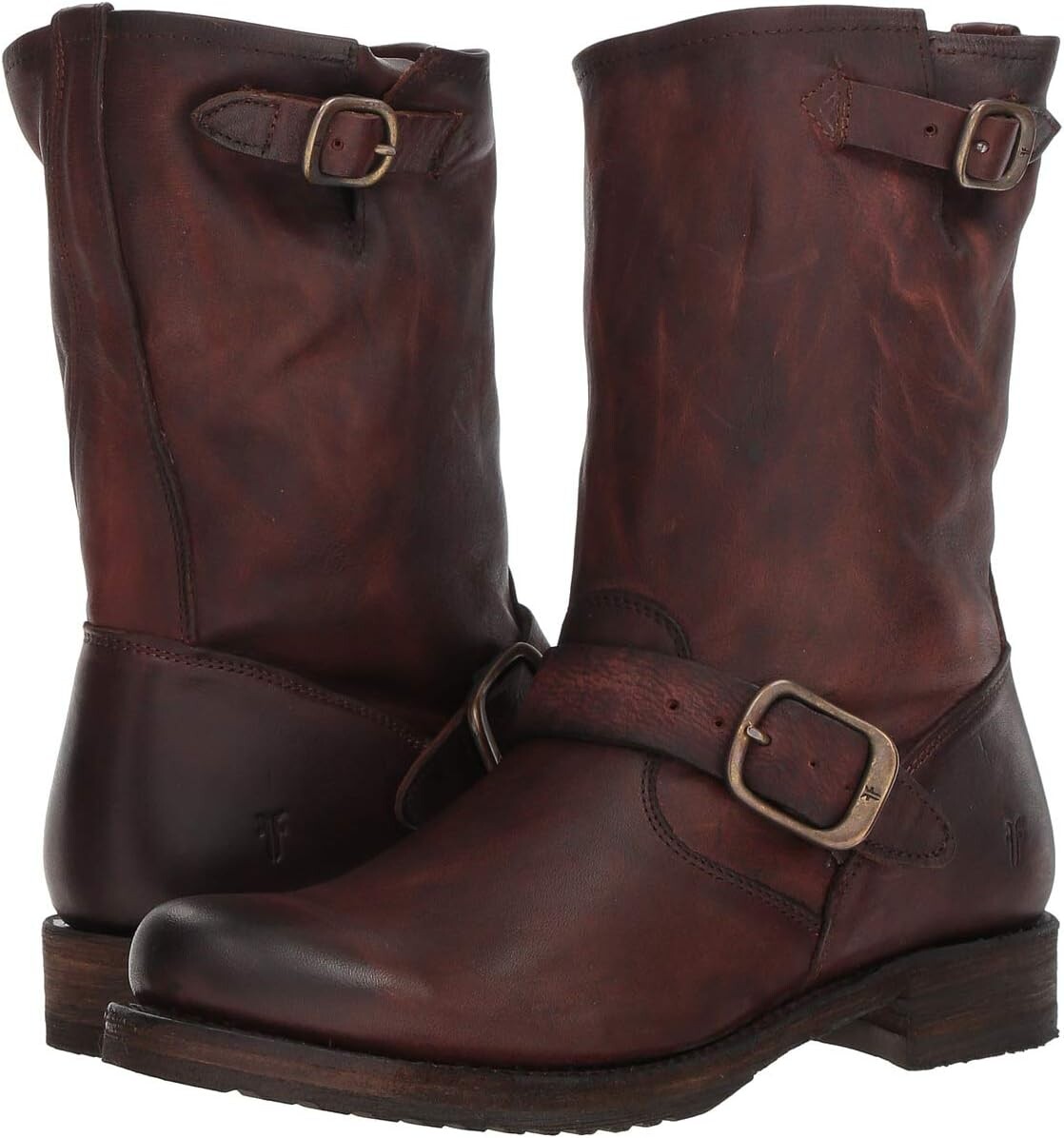 

Мотоботинки Veronica Short Frye, цвет Redwood Washed Oiled Vintage