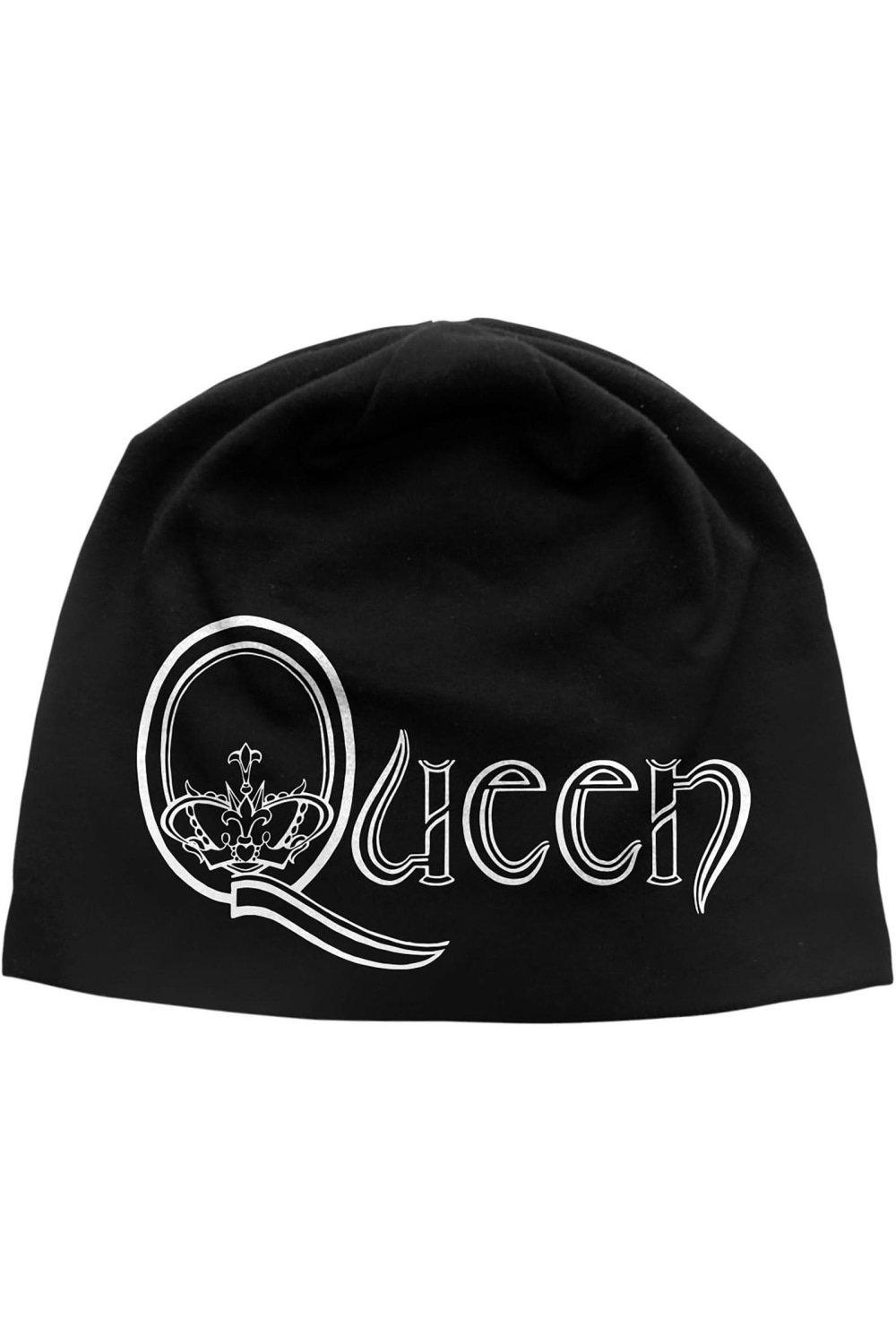 цена Шапка-бини с логотипом Queen, черный