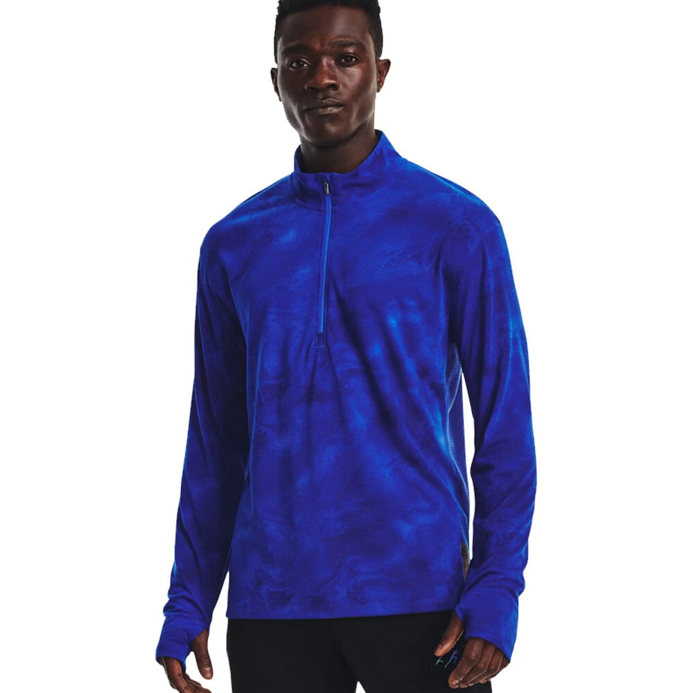 

Спортивный топ Under Armour Run Anywhere Streaker Half Zip, синий