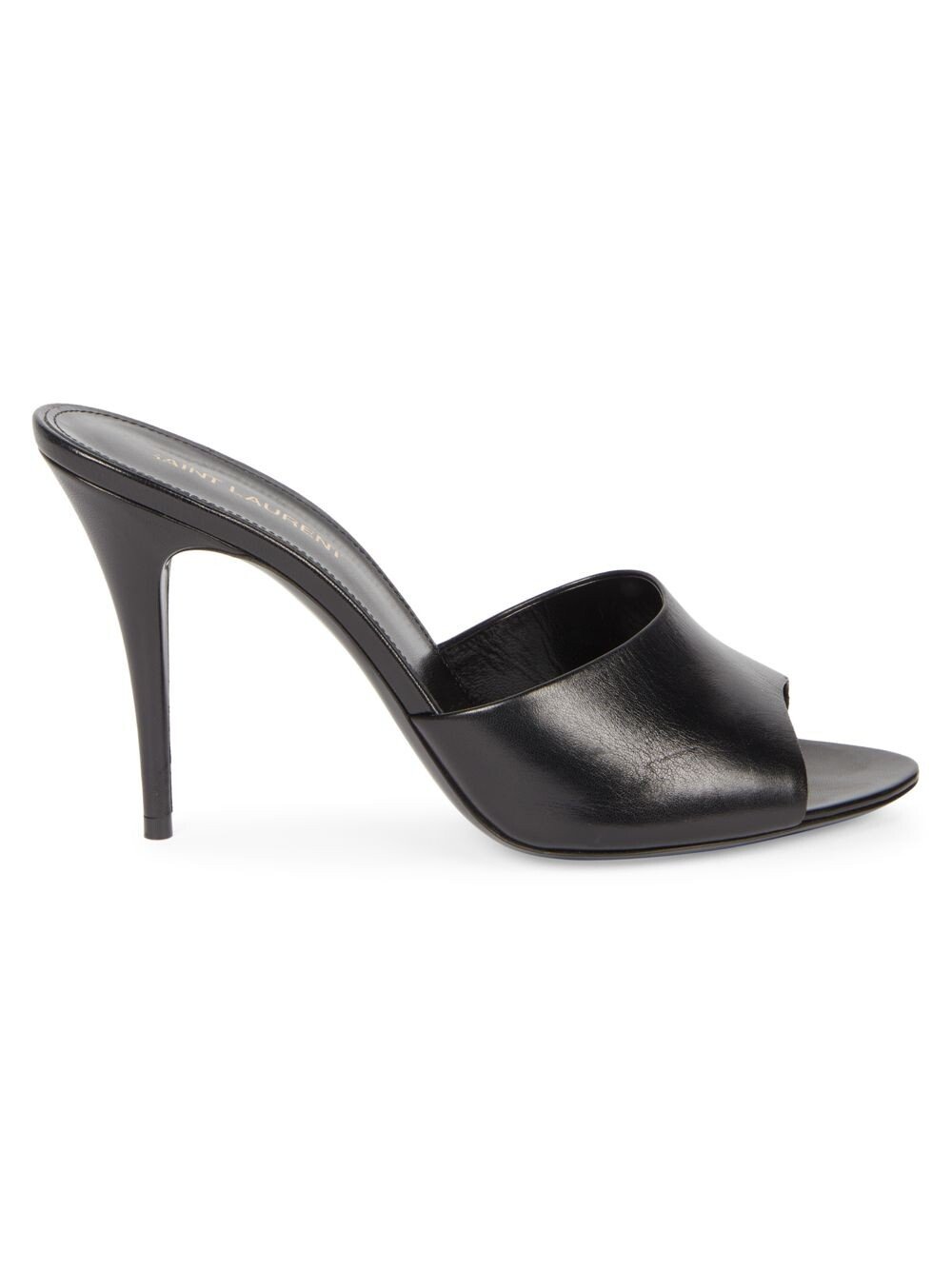 

Кожаные мюли LA 16 Saint Laurent, черный