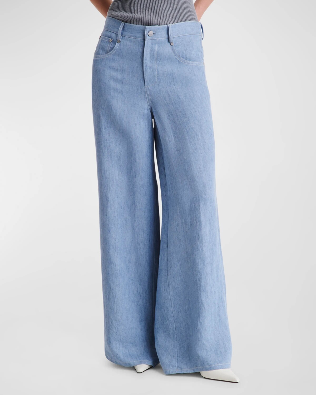 

Широкие джинсовые джинсы Tiny Dancer TWP, цвет Light Indigo