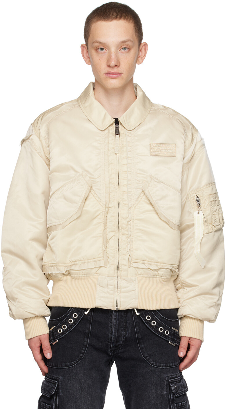 

Бежевый бомбер Alpha Industries & KEINEMUSIK Edition MISBHV