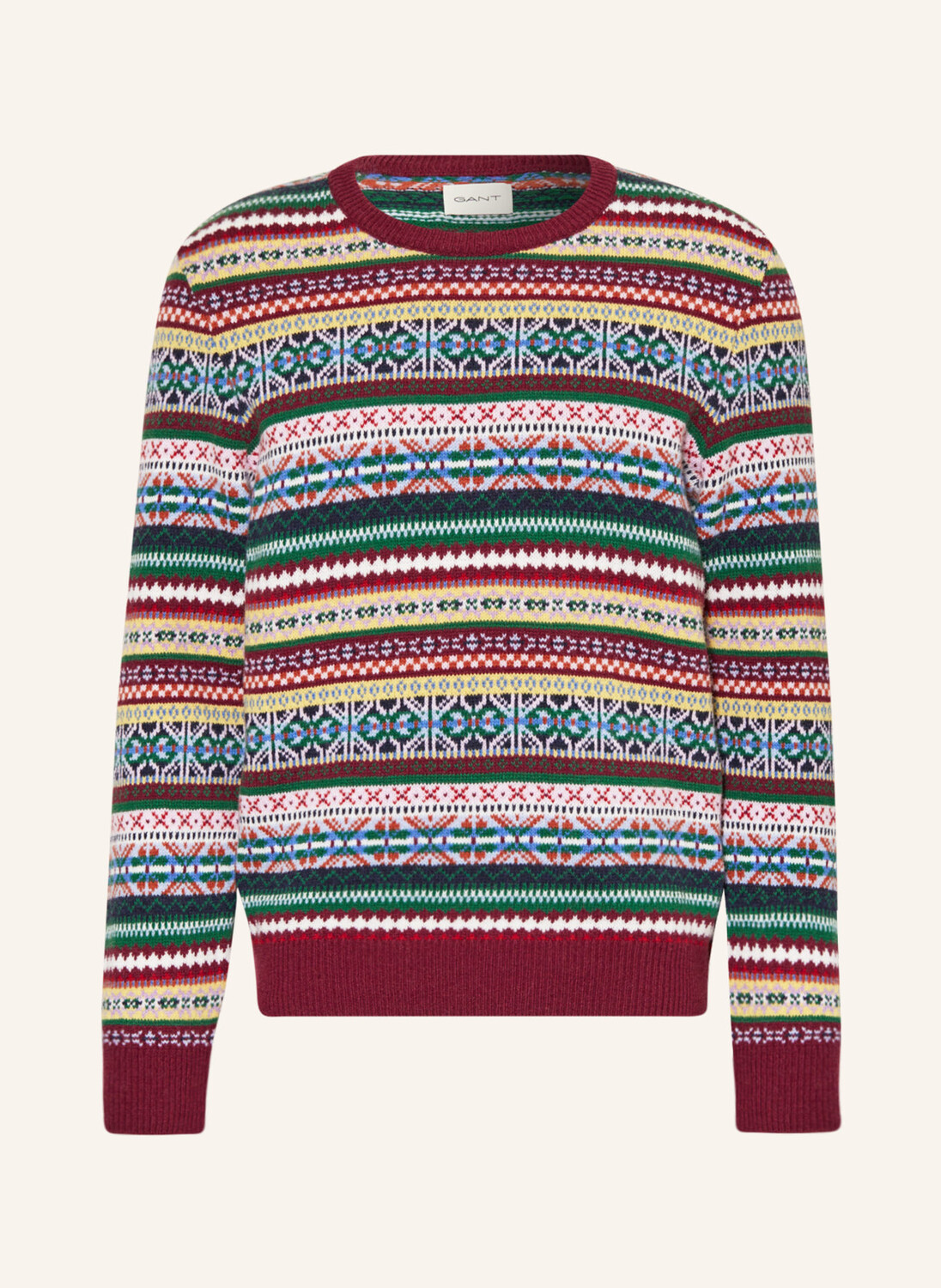 

Свитер GANT, темно-красный