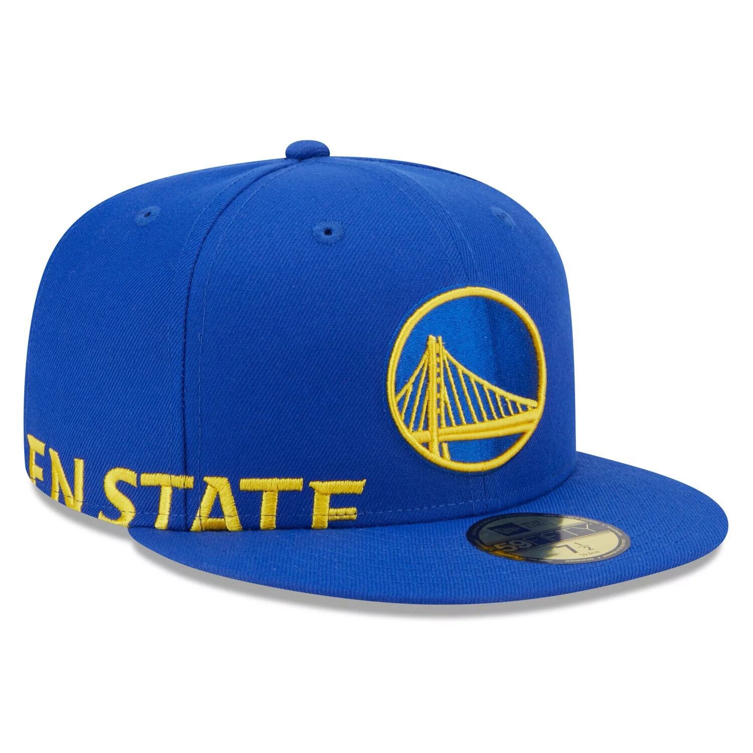 

Мужская облегающая шляпа New Era Royal Golden State Warriors Side Arch Jumbo 59FIFTY