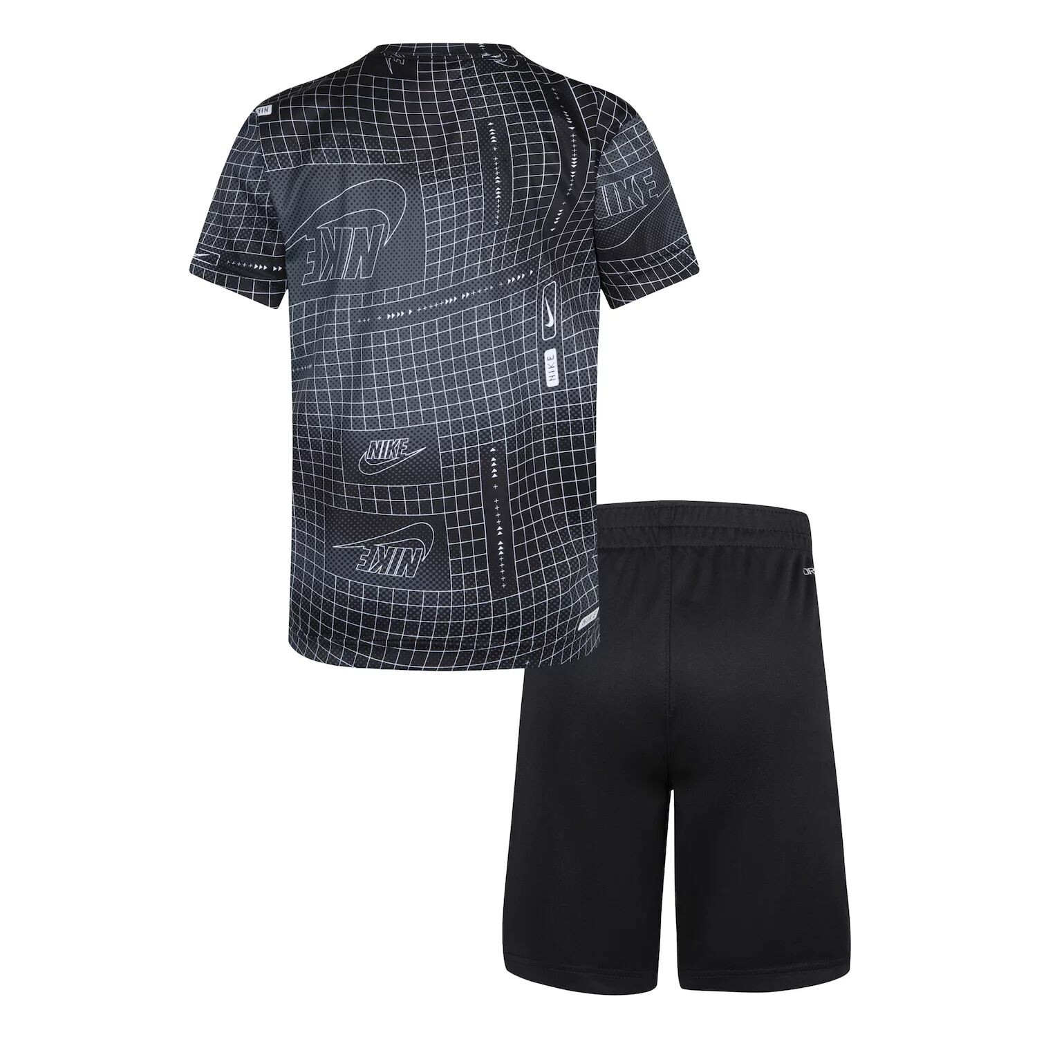 

Комплект футболки и шорт с абстрактным принтом Nike DRI-Fit для мальчиков 4–7 лет Nike