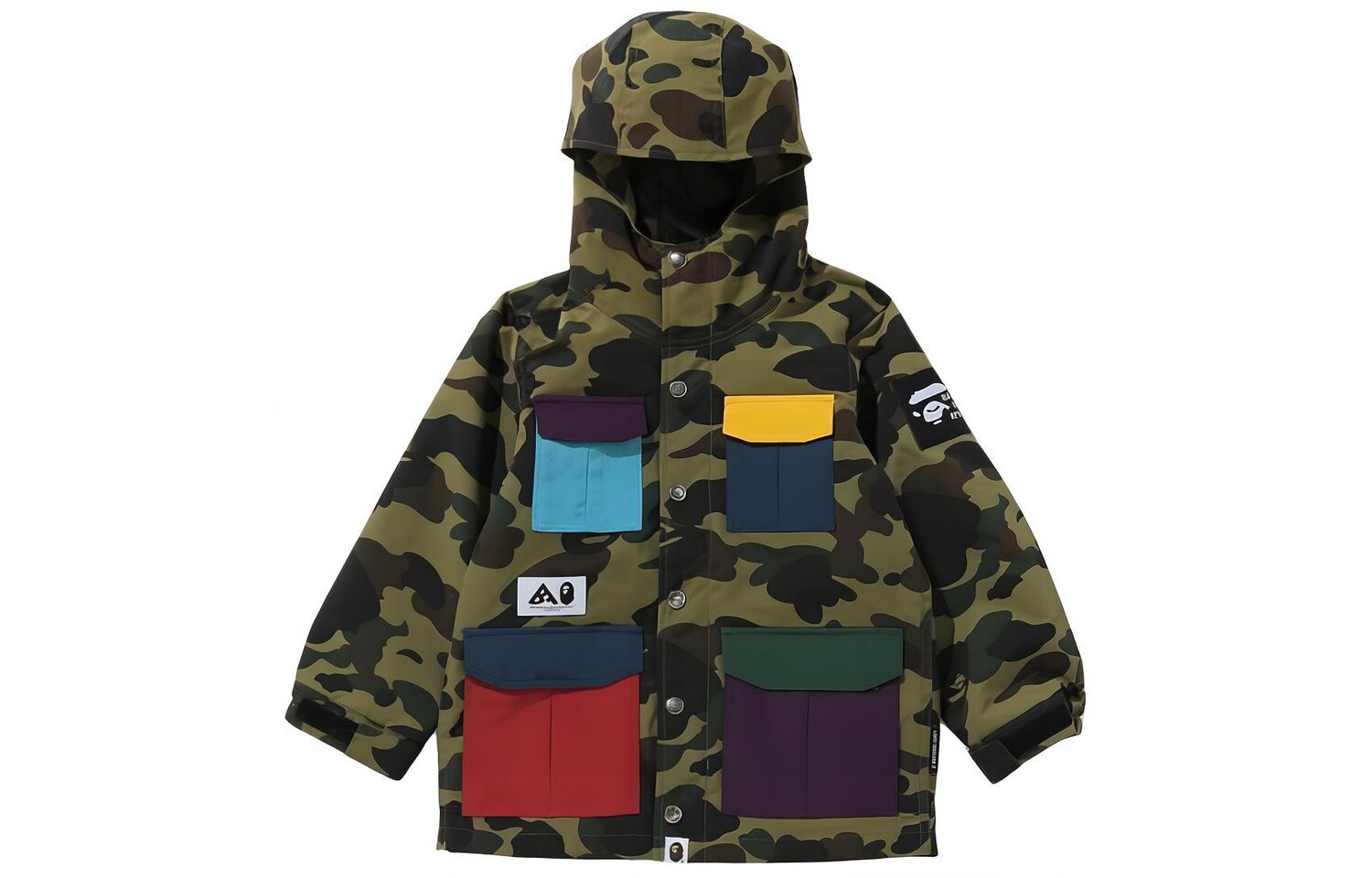 

Детская куртка A Bathing Ape, зеленый