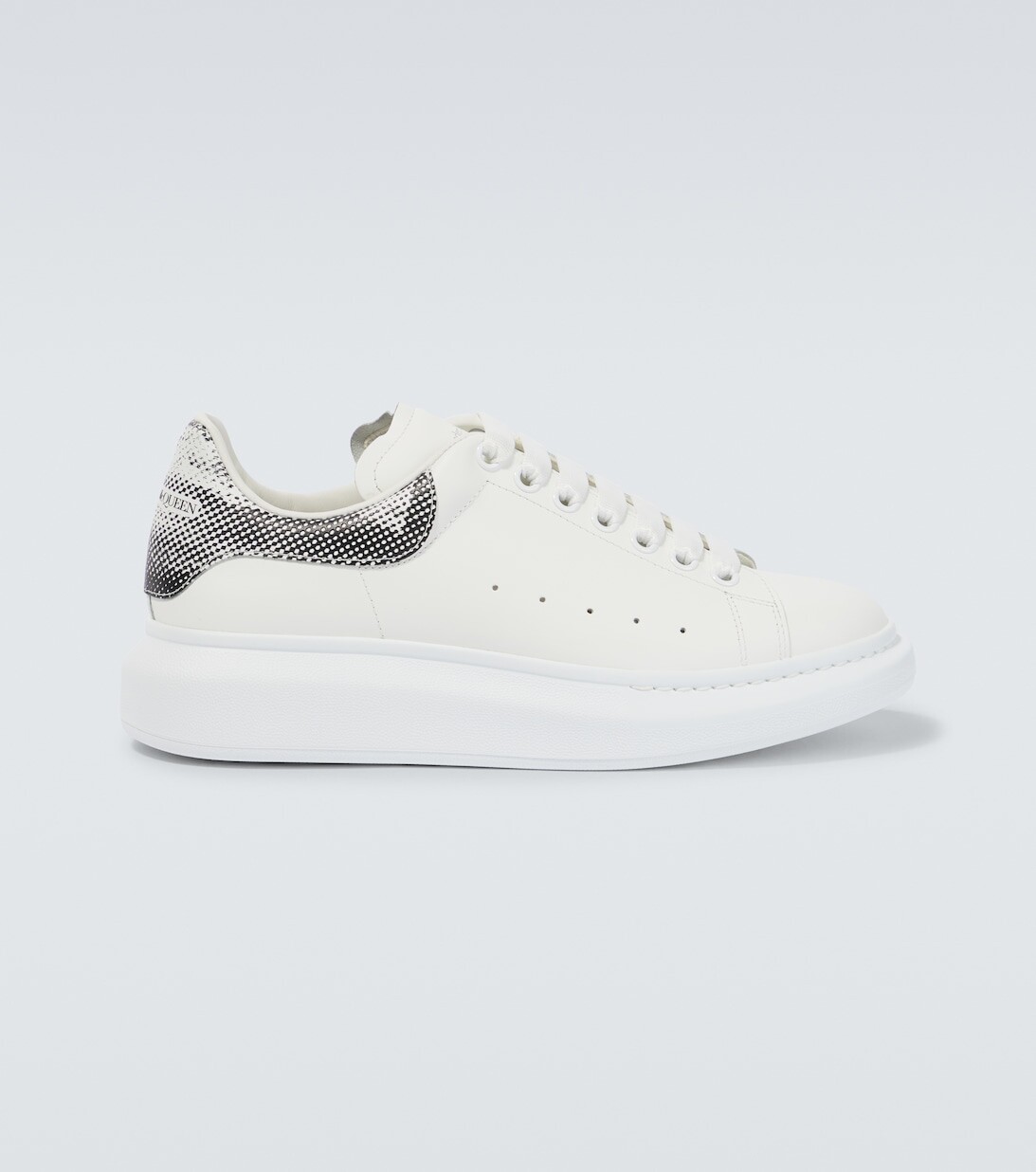 

Кожаные кроссовки оверсайз Alexander McQueen, белый