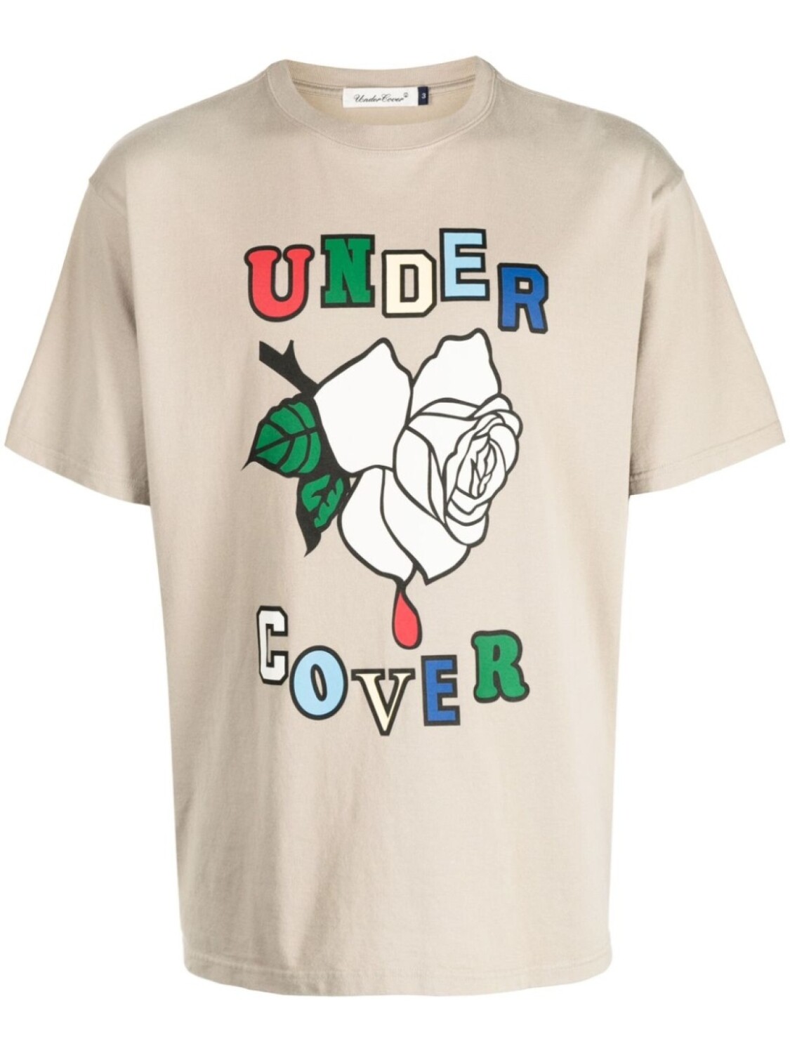 

Undercover футболка Rose, коричневый