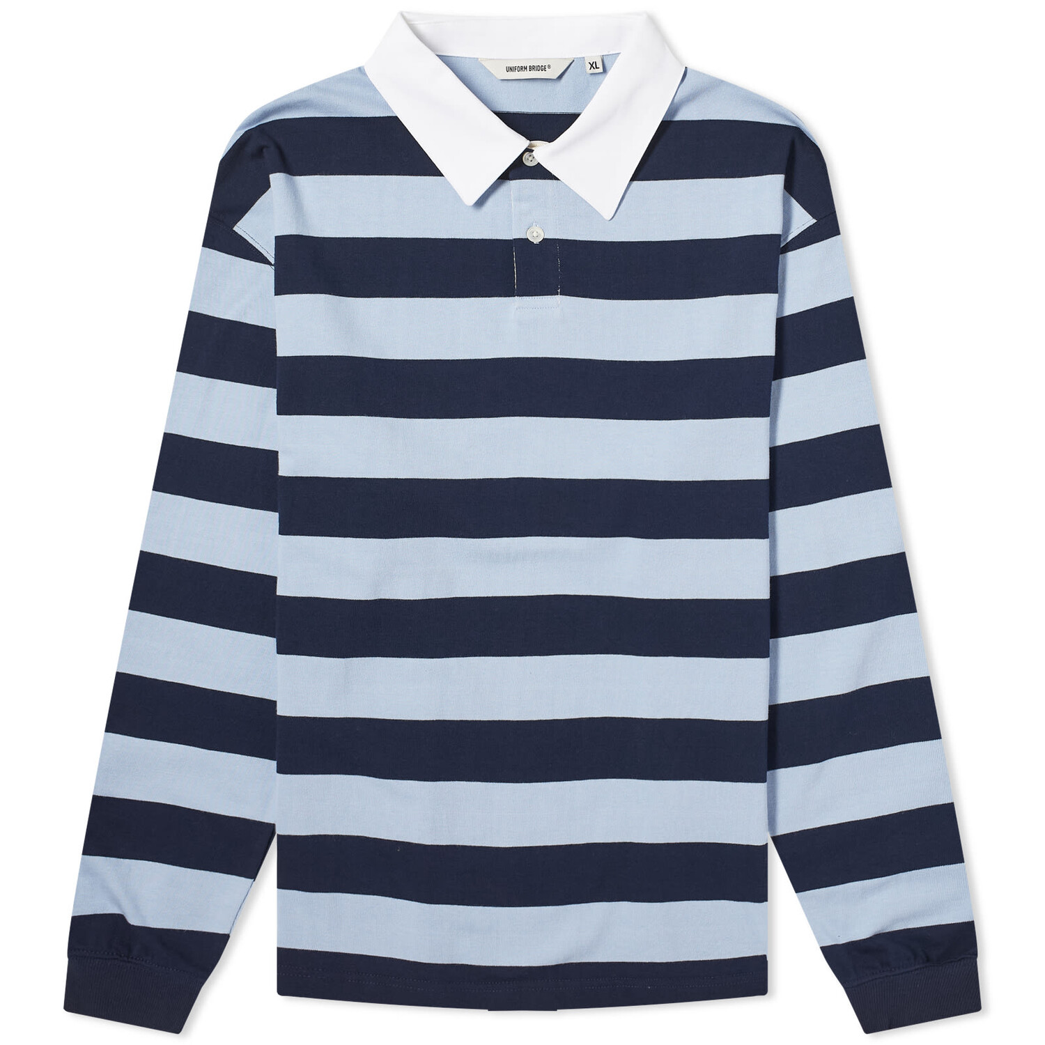 

Поло Uniform Bridge Naval Collar Rugby T-Shirt, темно-синий