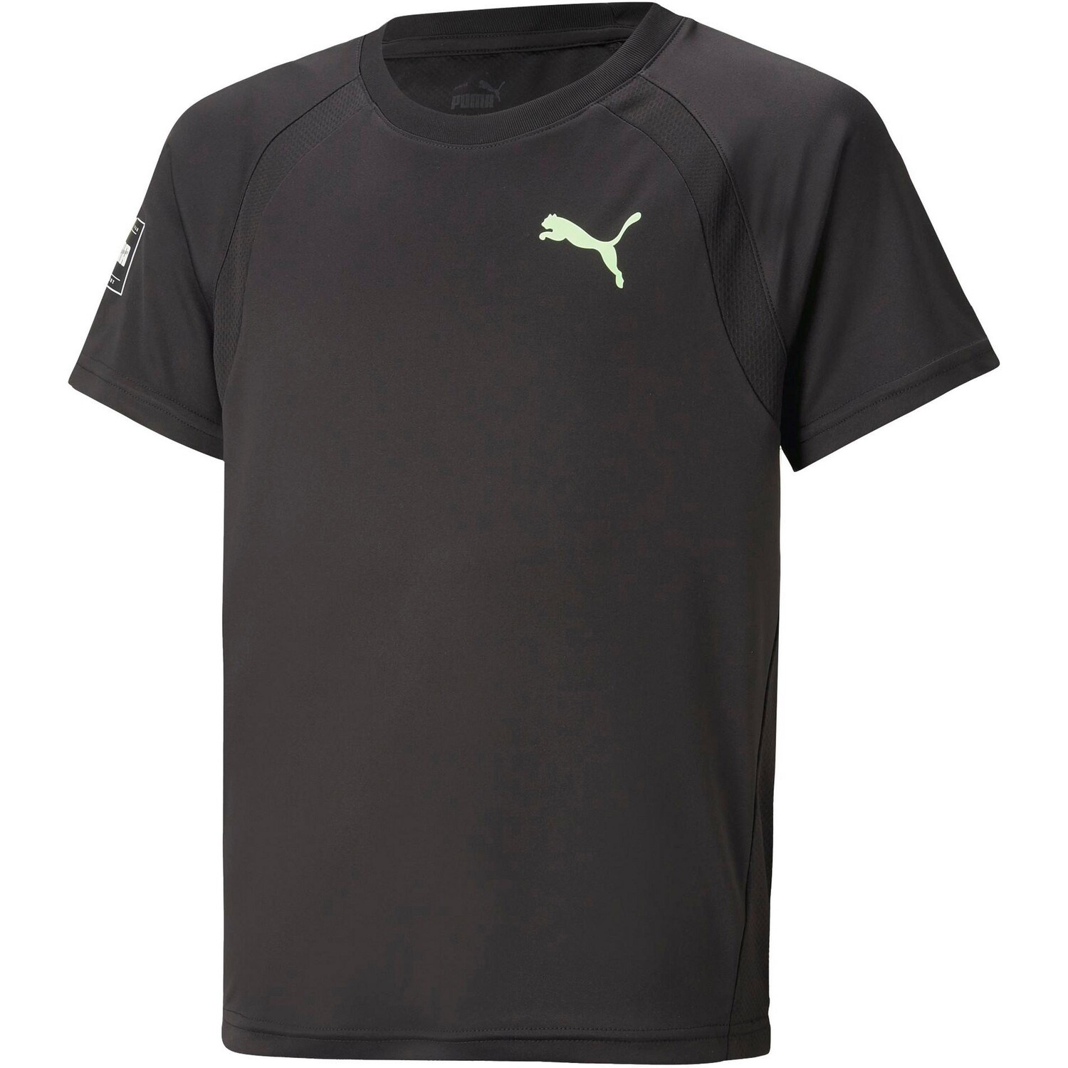 

Лонгслив Puma FIT, цвет puma black fizzy lime