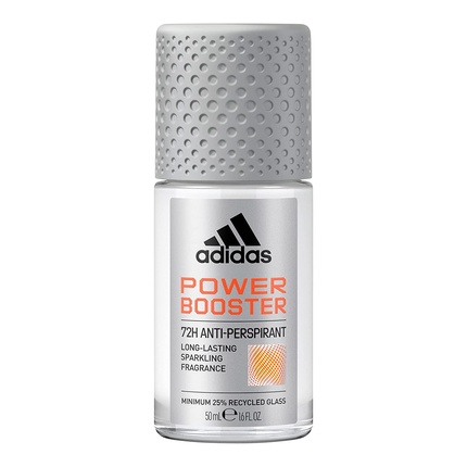 Роликовый дезодорант-антиперспирант Power Booster для мужчин, 50 мл, Adidas adidas adidas роликовый дезодорант антиперспирант для мужчин climacool