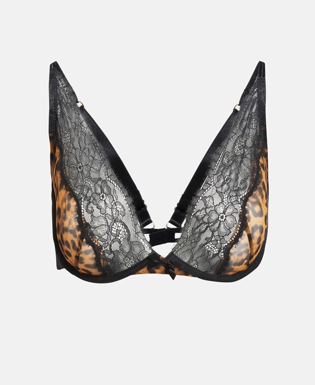 

Бюстгальтер на косточках, чашка C Hunkemöller, цвет Caviar Black