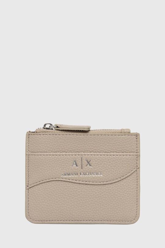 

Чехол для карт Armani Exchange, бежевый