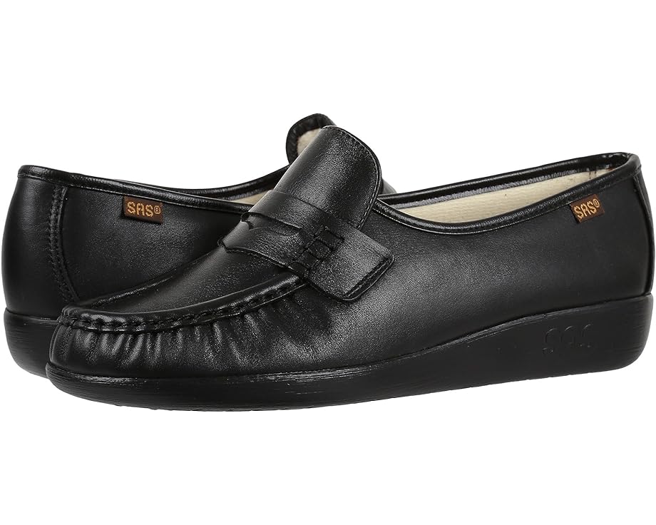 Лоферы SAS Classic Slip On Comfort Loafer, черный
