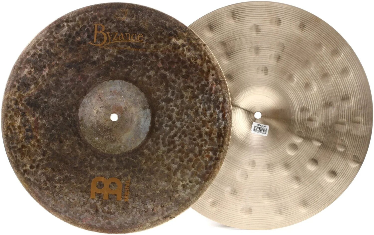 

Тарелки Meinl 16 дюймов Byzance Extra Dry, средние тонкие тарелки для хай-хэта