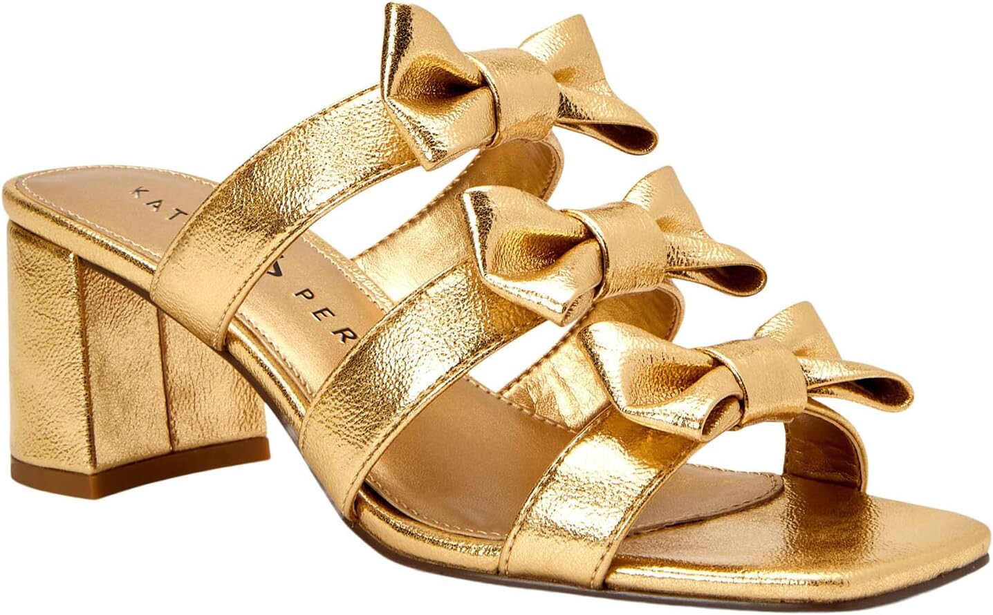 

Босоножки The Tooliped Bows Katy Perry, цвет New Gold
