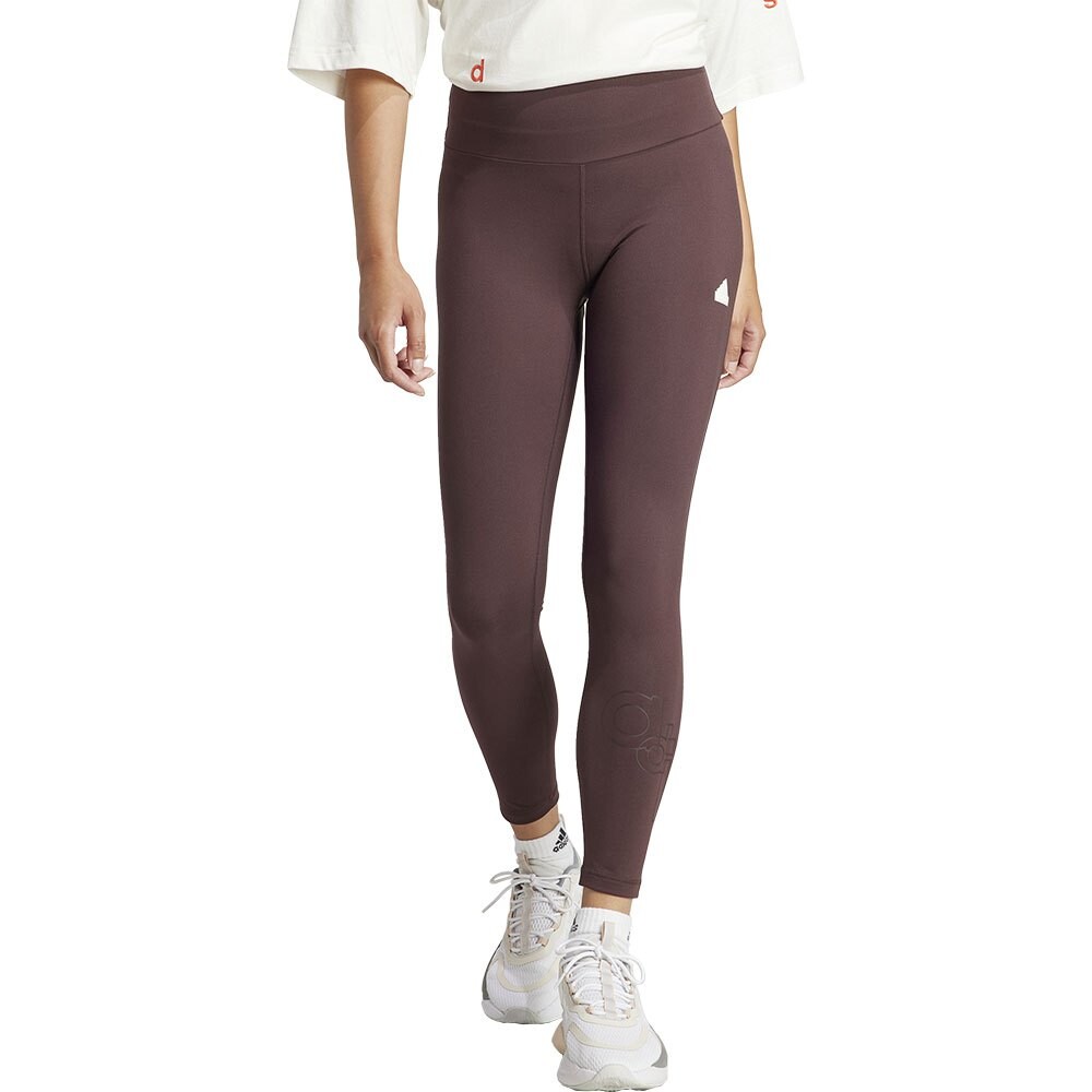 

Леггинсы adidas Brand Love, фиолетовый