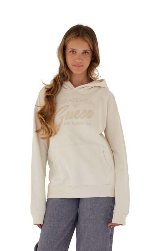 

Guess Детская хлопковая толстовка, бежевый
