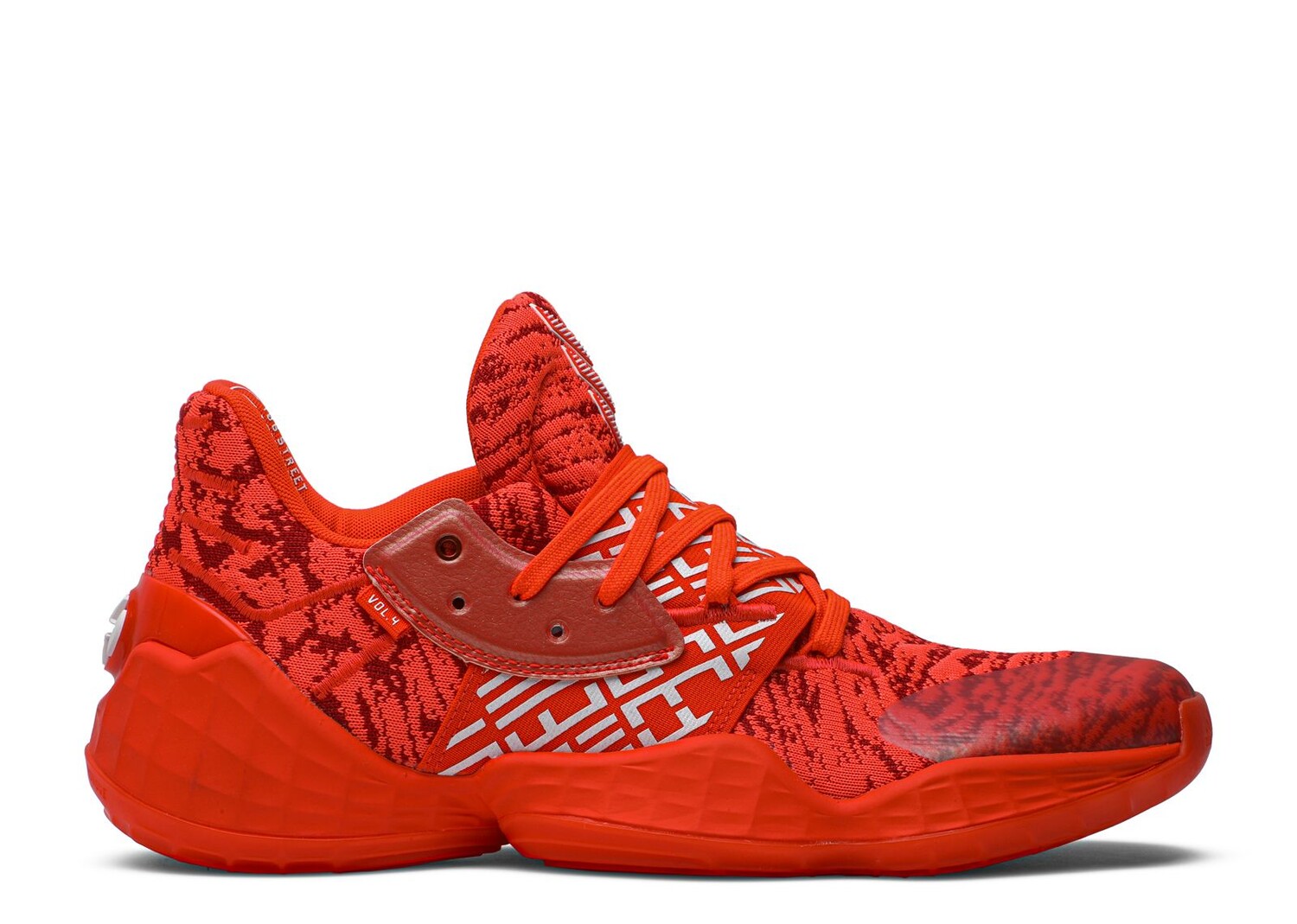 Кроссовки adidas Harden Vol. 4 'Solar Red', красный