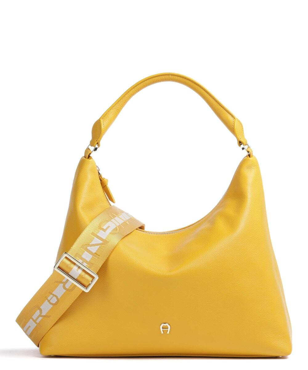

Сумка-ведро Zita из зерненой коровьей кожи Aigner, желтый