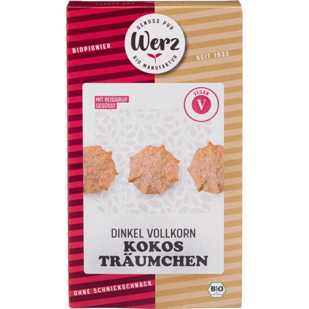 

Werz Спельта Кокосовые Мечты 110г Naturkorn Mühle Werz