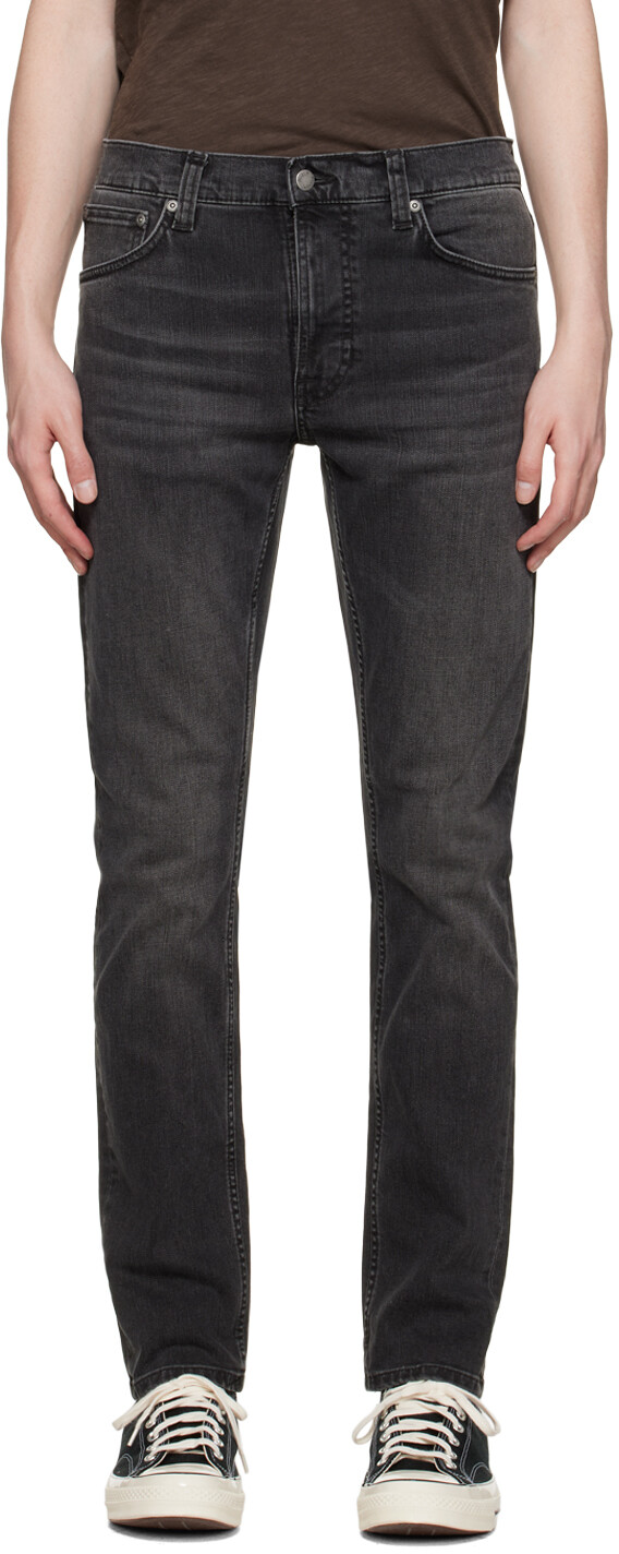 

Серые джинсы Lean Dean Nudie Jeans