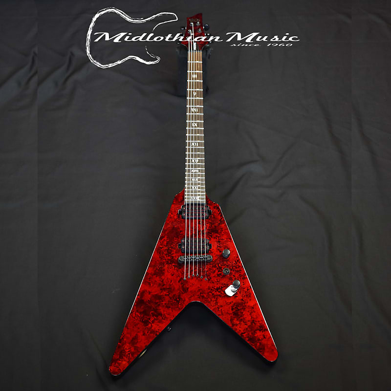 Электрогитара Schecter V-1 Apocalypse Electric Guitar - Red Reign Finish