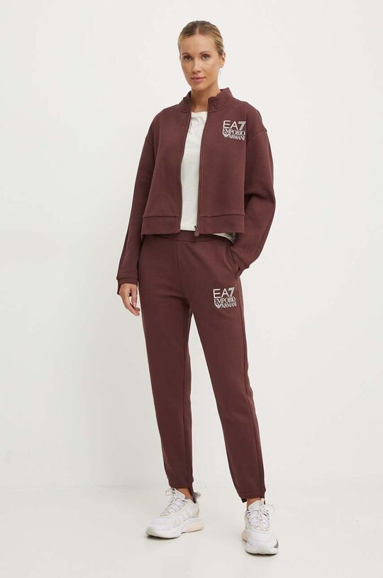 

Спортивный костюм EA7 Emporio Armani, коричневый