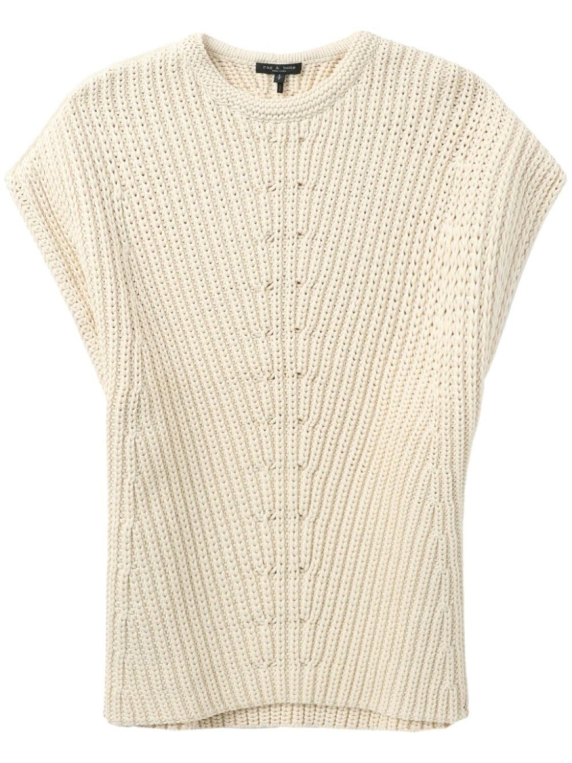 

rag & bone топ Shane в рубчик, нейтральный цвет