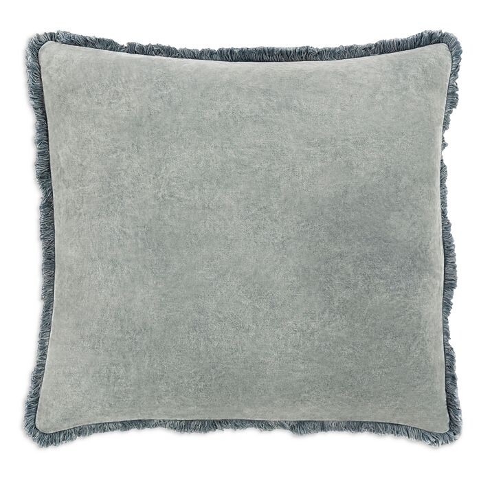 

Декоративная подушка Surya из мытого хлопкового бархата, 20 x 20 дюймов, серый
