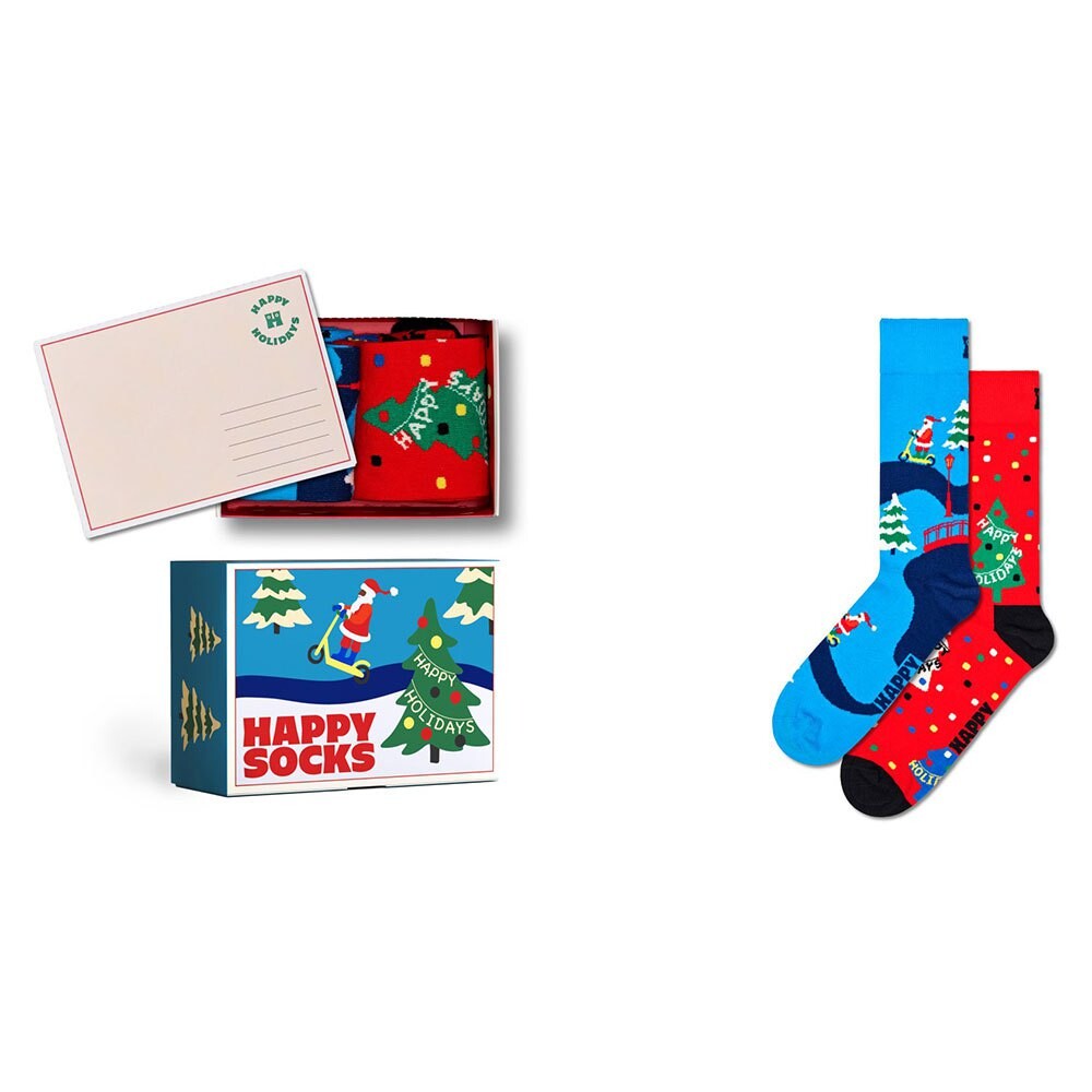 

Носки Happy Happy Holidayss Gift Set Half long 2 шт, разноцветный