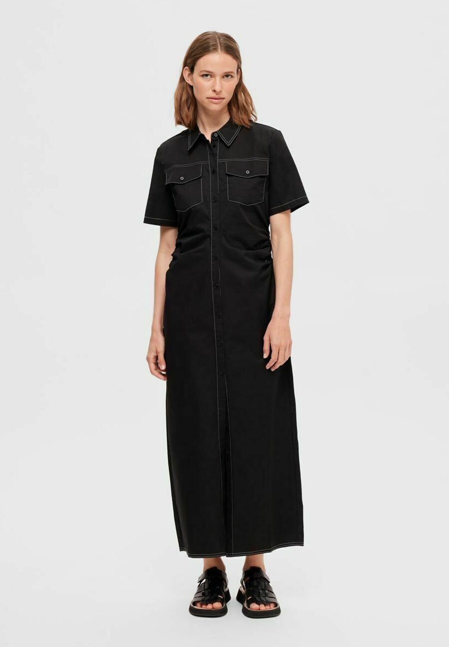

Свободное платье Selected Femme, цвет black