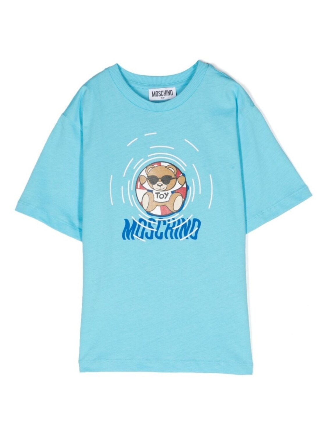 

Moschino Kids футболка Teddy Bear, синий