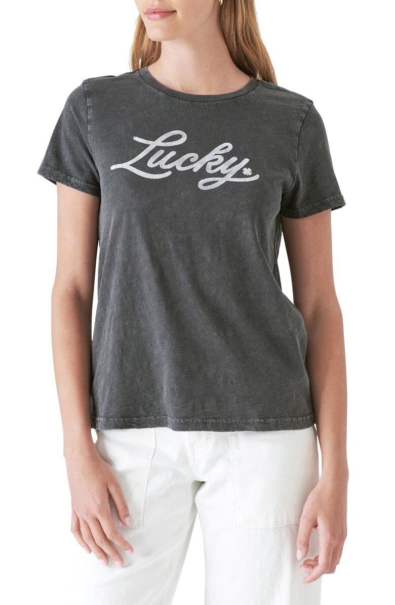 

футболка с логотипом LUCKY BRAND