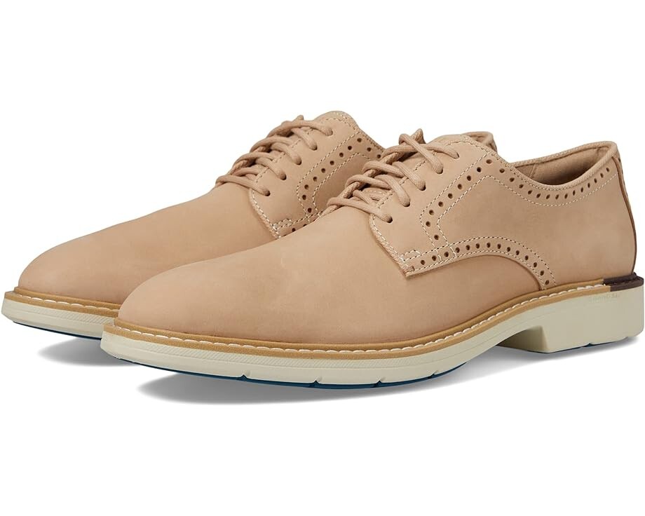 

Оксфорды Cole Haan Go-To Plain Toe Oxford, цвет Sesame Nubuck/Silver Birch