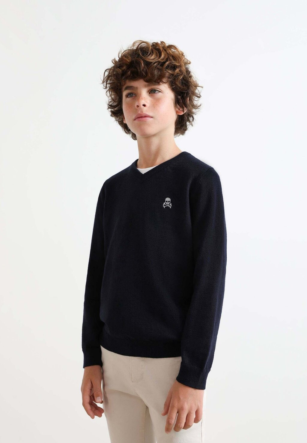 

Джемпер NOS V NECK TRICOT Scalpers, темно-синий