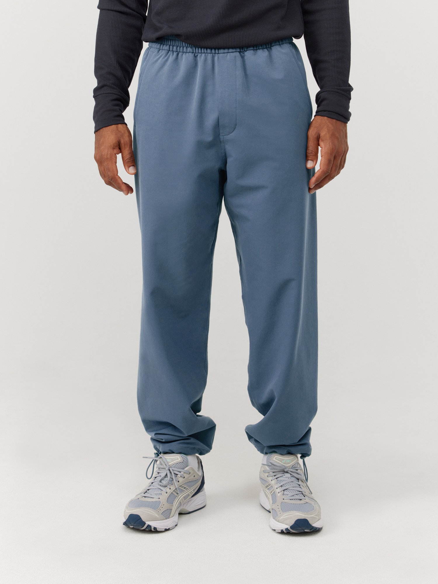 Широкие брюки RecTrek — мужские Outdoor Voices, синий брюки uniqlo wide leg baker оливковый